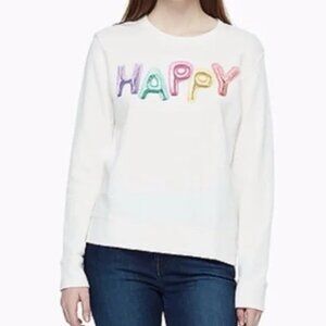Kate Spade Broome Street Happy Sweatshirt